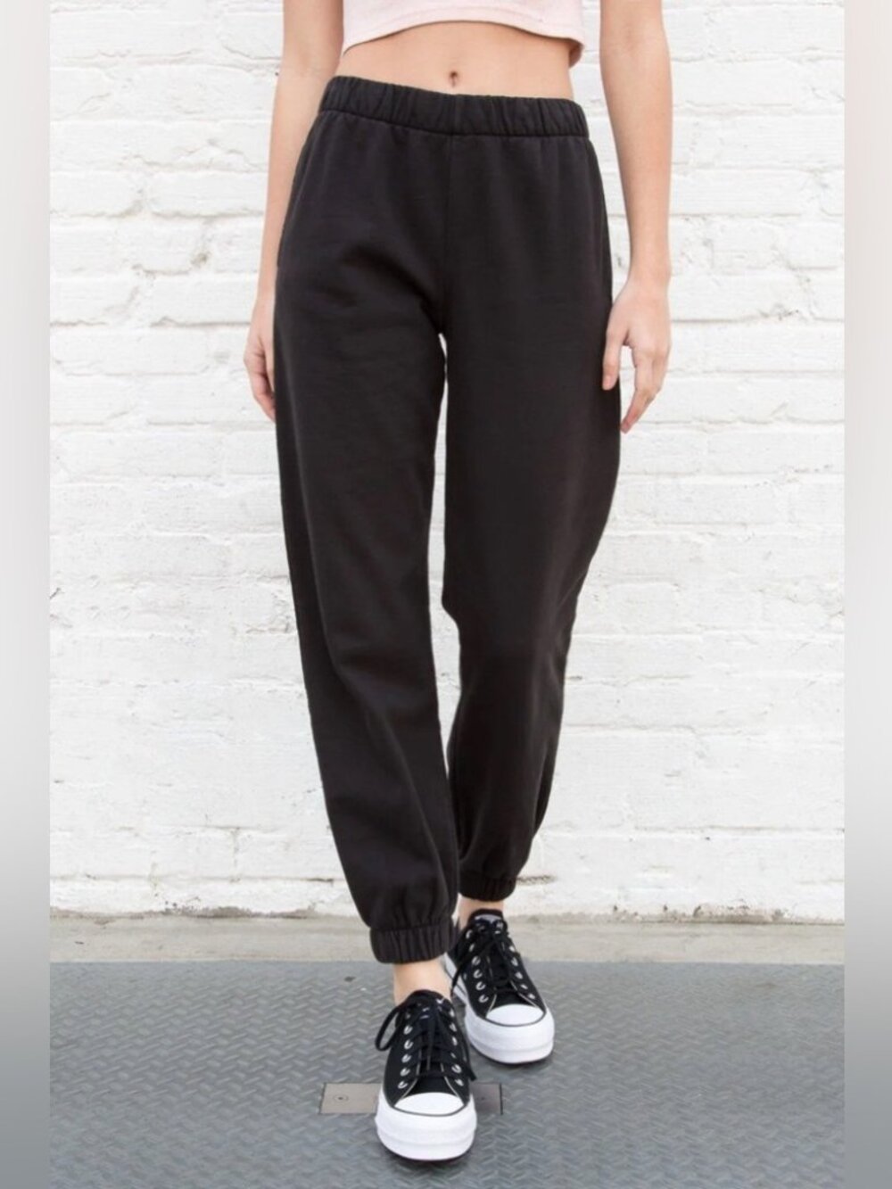 brandy melville black sweatpants